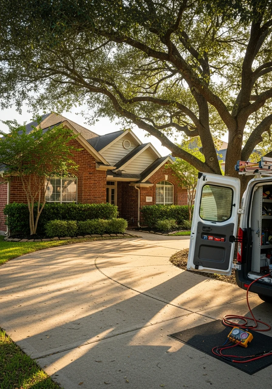 Baytown property with driveway and landscaping, typical suburban neighborhood environment.